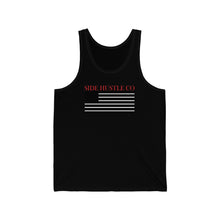 Load image into Gallery viewer, Side Hustle Co-American Flag Unisex Jersey Tank
