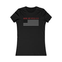 Load image into Gallery viewer, Side Hustle Co-American Flag Women&#39;s Favorite Tee
