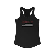 Load image into Gallery viewer, Side Hustle Co-American Flag Women&#39;s Ideal Racerback Tank
