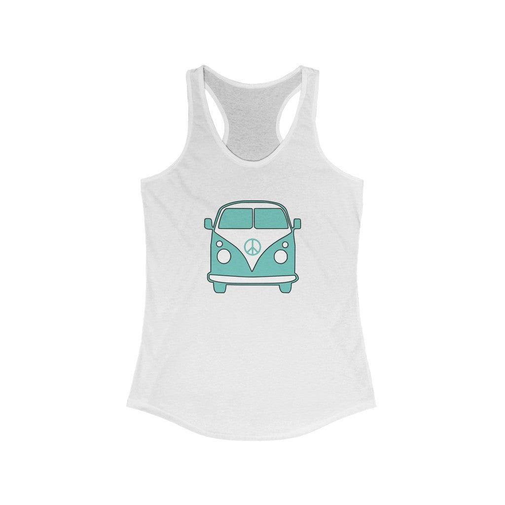 Side Hustle Co-Happy Bus Women's Ideal Racerback Tank