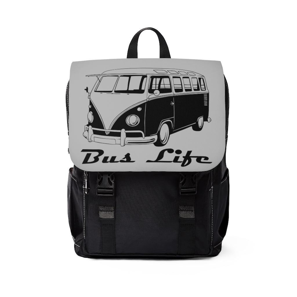 Side Hustle Co-Bus Life Unisex Casual Shoulder Backpack