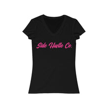 Load image into Gallery viewer, side hustle co women&#39;s V-neck tee
