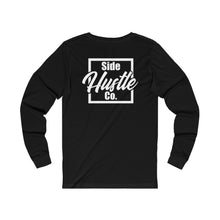 Load image into Gallery viewer, Side Hustle Co-Knockout Combo Unisex Jersey Long Sleeve Tee
