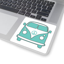 Load image into Gallery viewer, Side Hustle Co-Happy Bus Square Stickers
