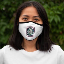 Load image into Gallery viewer, side hustle co fitted polyester face mask with wild palms logo
