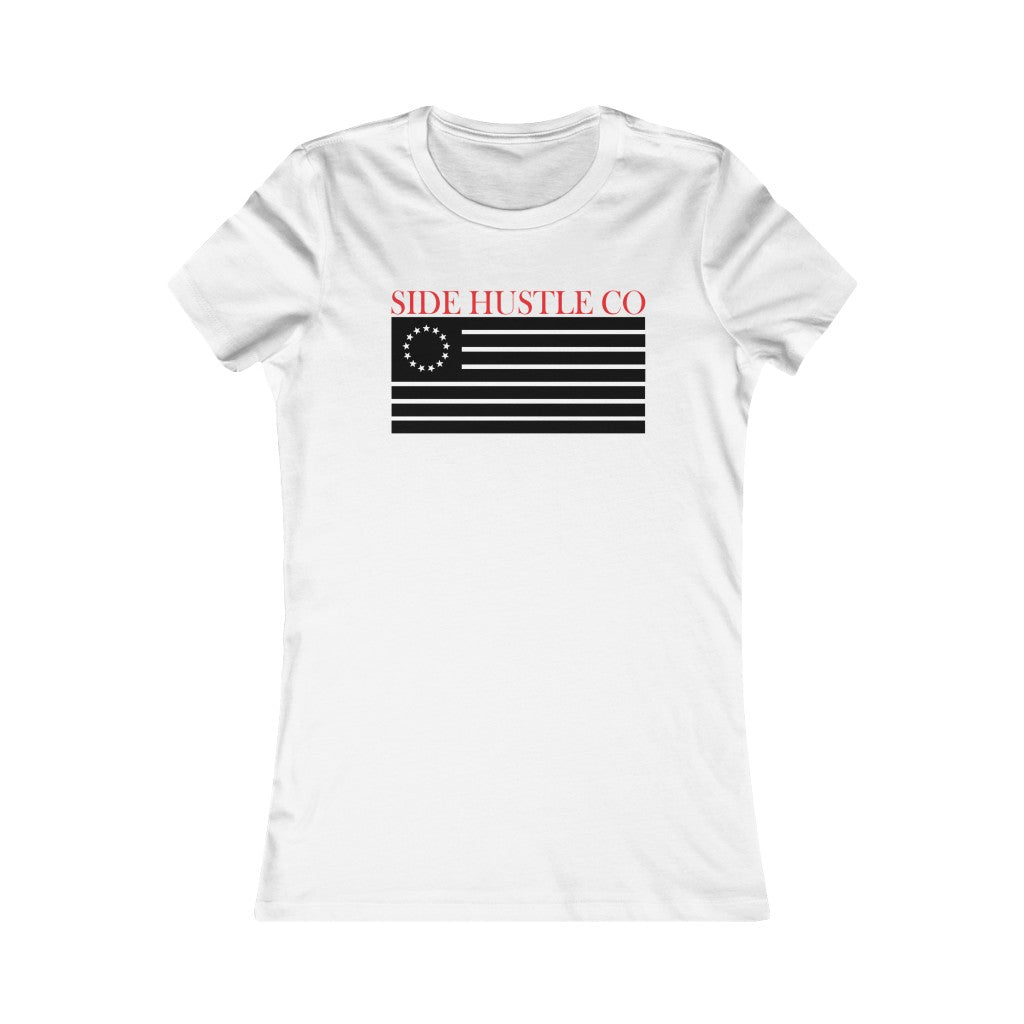 Side Hustle Co-B.R. Flag Women's Favorite Tee