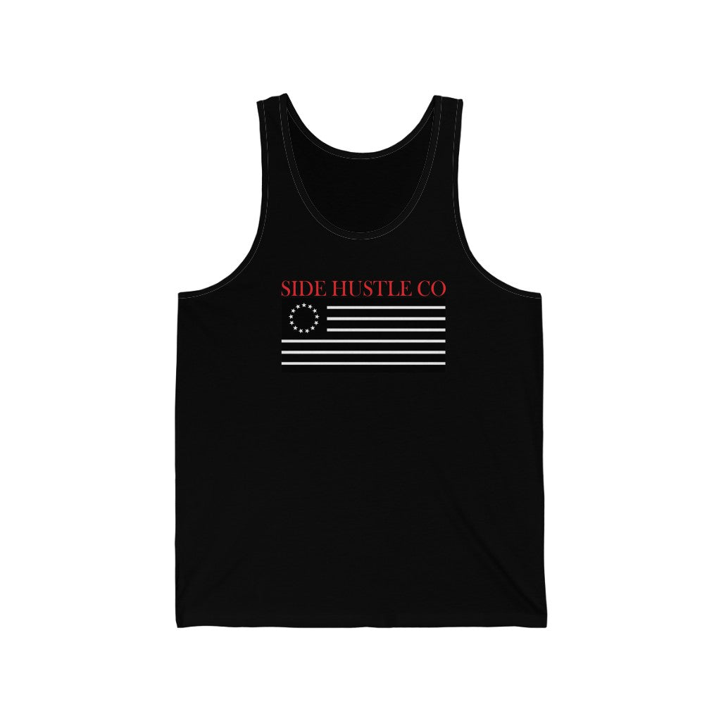 Side Hustle Co-B.R. Flag Unisex Jersey Tank