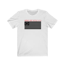 Load image into Gallery viewer, Side Hustle Co-B.R. Flag Unisex Jersey Short Sleeve Tee
