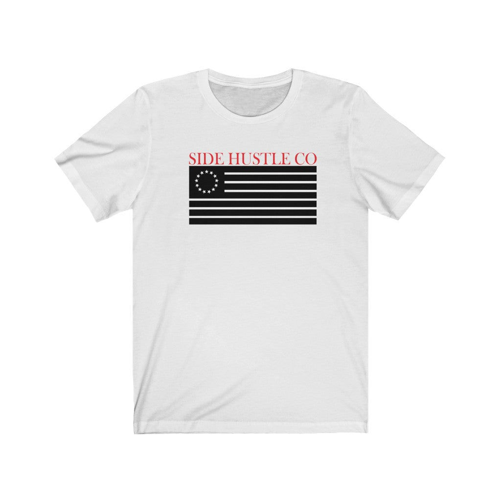 Side Hustle Co-B.R. Flag Unisex Jersey Short Sleeve Tee