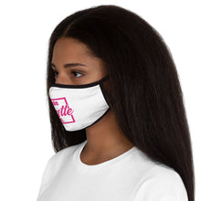 Load image into Gallery viewer, Side Hustle Co-Knockout Fitted Polyester Face Mask
